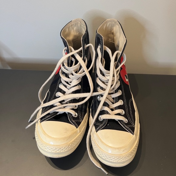 Converse x Comme des Garçons PLAY Chuck 70 women’s 9 / Mens 7 - Picture 2 of 8